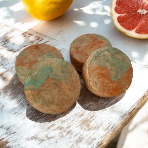 Zest In Show Solid Shampoo Bars-Jumbo Citrusy Solid Shampoo Bars, Zesty Hair Care, Zero Waste, Self-Care, Travel Friendly, On-The-Go Shampoo