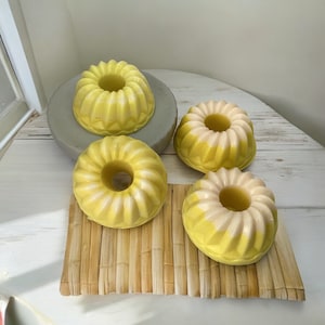 Lemon Pound Cake Soap-Homemade Soap, Dessert Scented Soap, Bold Lemon Soap, Hand and body bar, Natural Soap Bar, Ready to ship