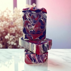 Smitten Soap-Perfume Scented Bar Soap, Nostalgic Fragranced, Gen X Vibes, Fruity-Sweet Body Wash Bar, Girly Aesthetic, For Her, Beauty Lover