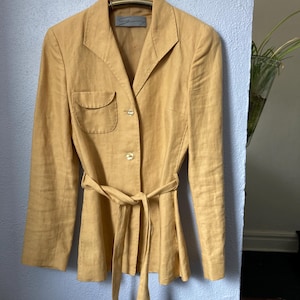 Armani Linen Jacket - Etsy