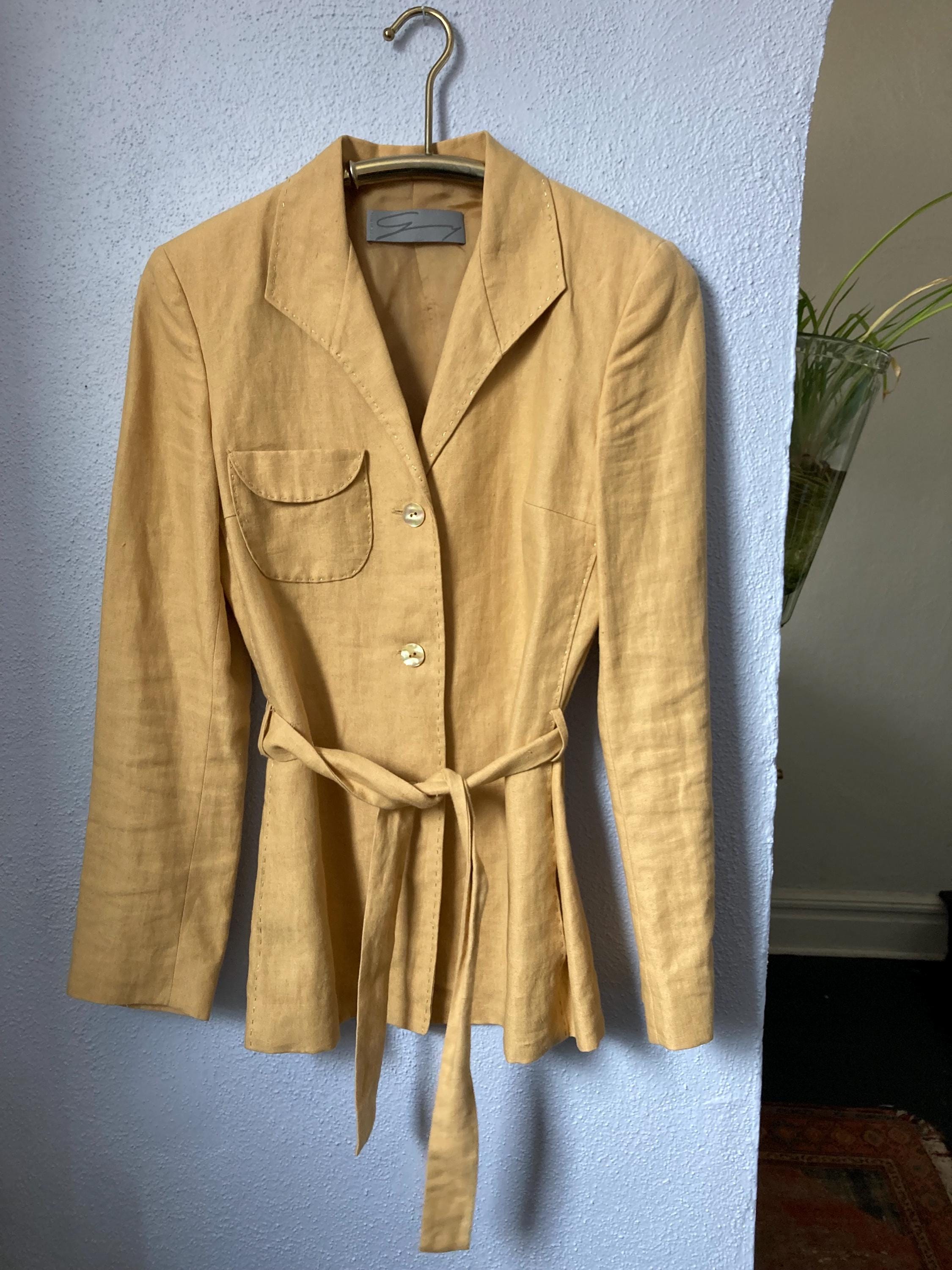 Armani Linen Jacket - Etsy