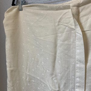 Vintage 100% Silk Duvet Cover - Custom Twin Size Bed- 70x72 White Japanese  Pattern -Antique Linens 1920s 1930s Sheet