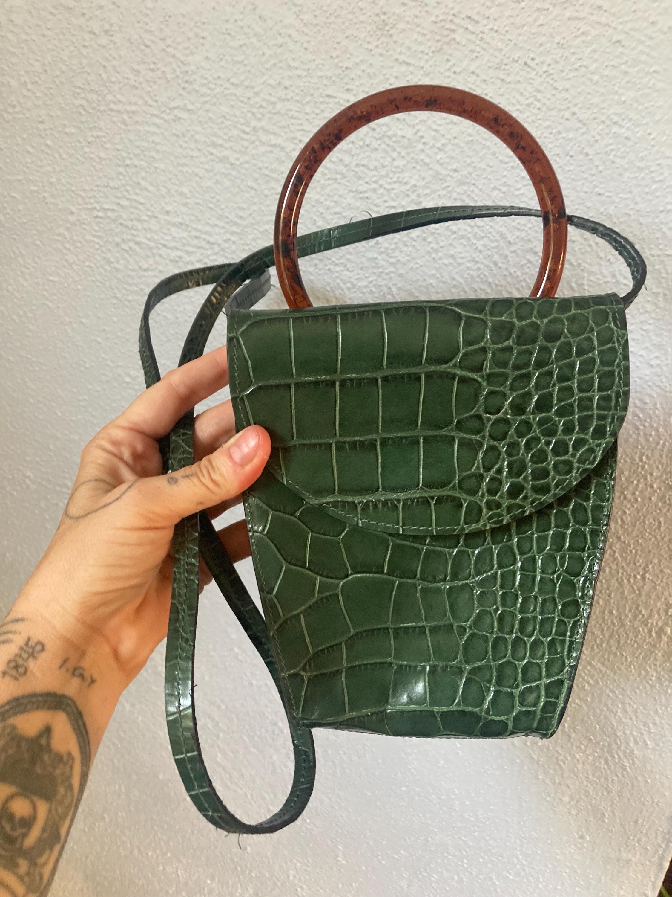 Vintage Coach Green Bucket Bag - Etsy