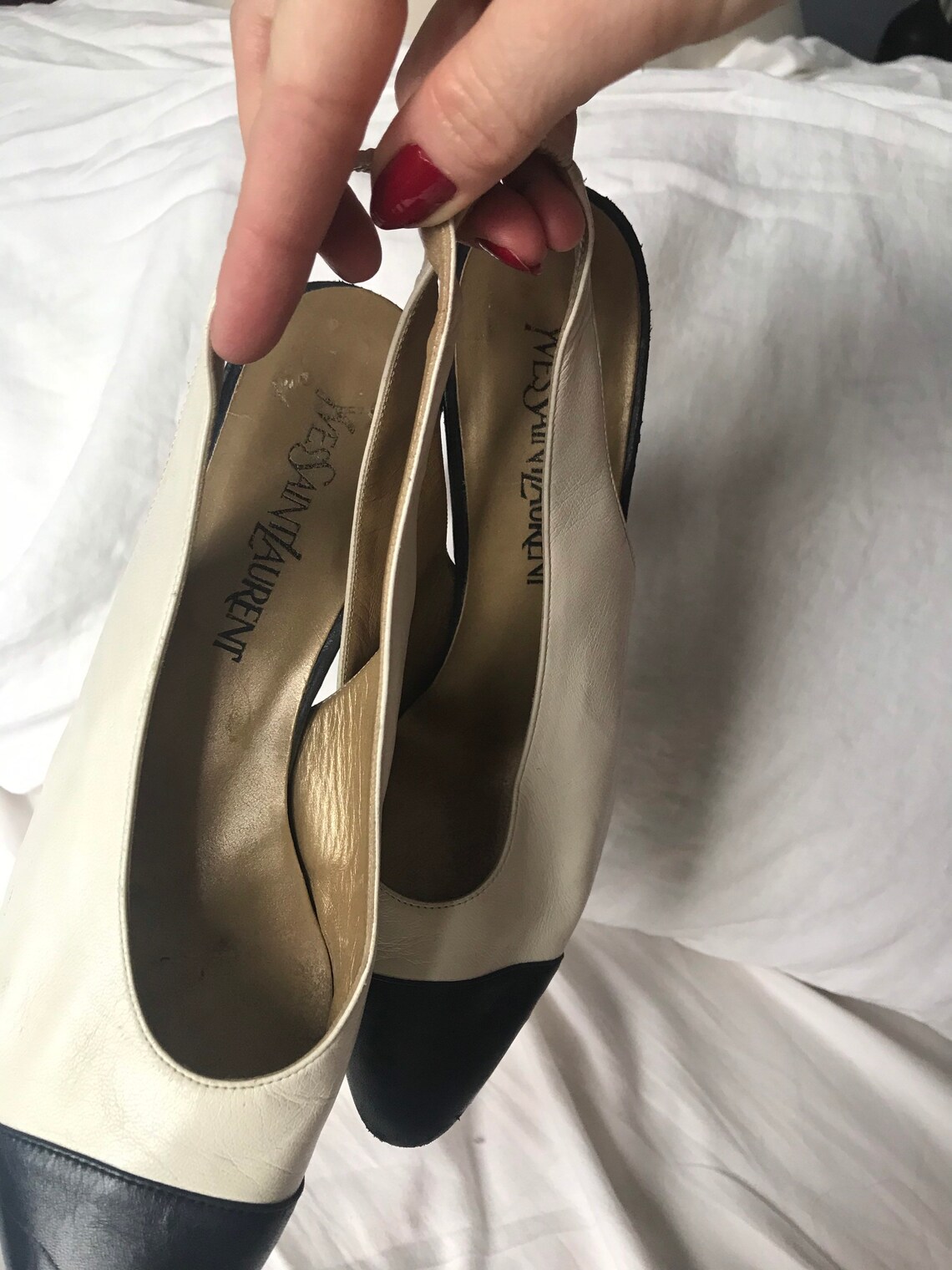 ysl sling back