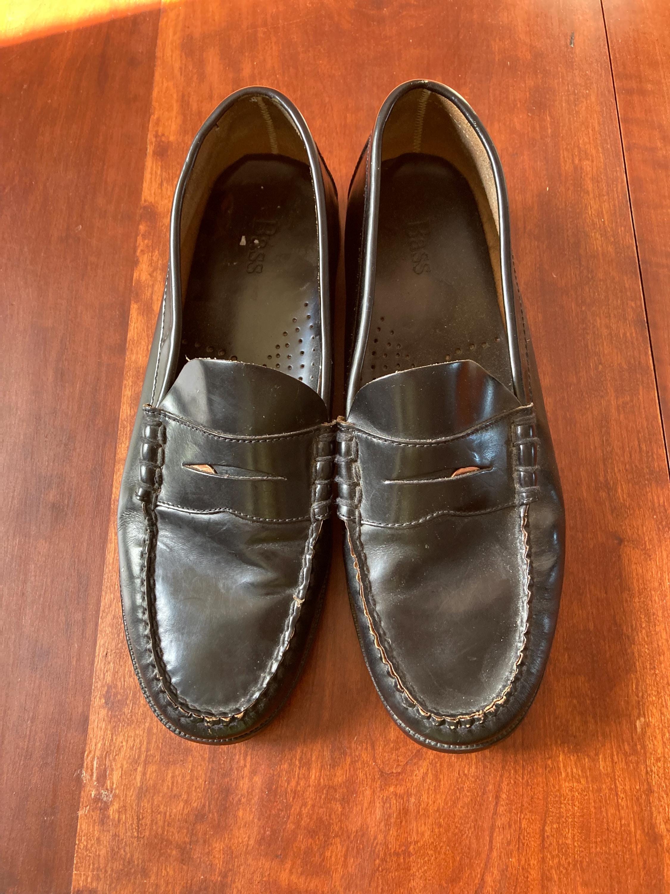 90s Bass Loafers - Etsy