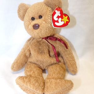 Retired TY Beanie Babies Curly With Tag Errors