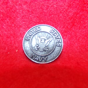 United States Navy Pewter Refrigerator Magnet