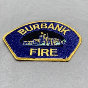 Burbank California Fire Patch New Old Stock