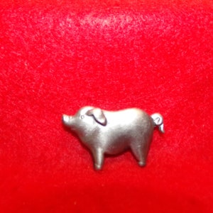 Pig Pewter Refrigerator Magnet