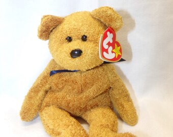 Retired TY Beanie Babies Fuzz 1998 With Tag Errors
