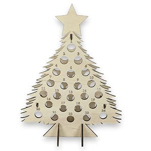 DIGITAL PLANS Christmas Tree Wine Advent Calendar for Mini Bottles of Wine,  Bubbly, Cider, SHOTS, and More (Download Now) 