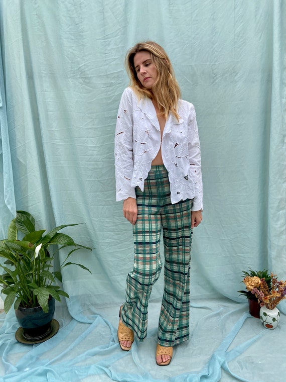 70s Cut Out Eyelet Jacket