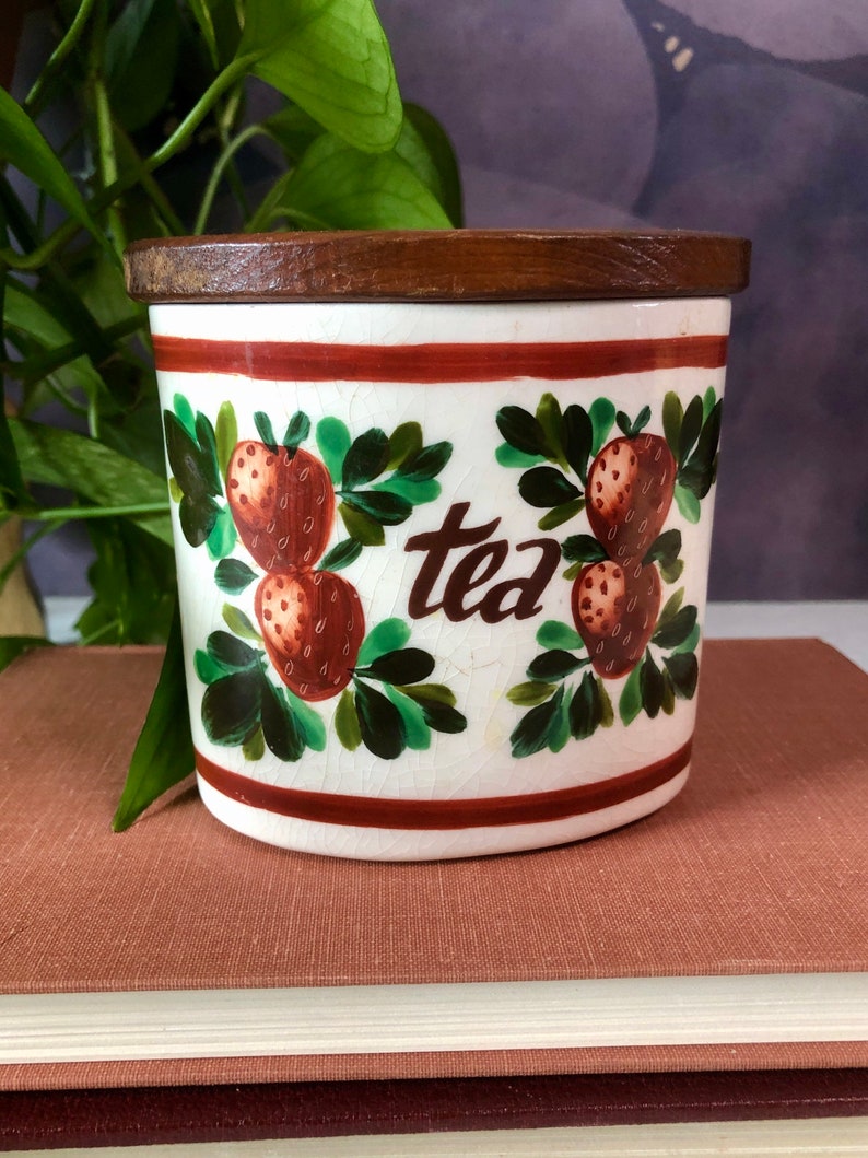Vintage Erdbeere Bauer Behälter Tee/TeeKanister für | Etsy