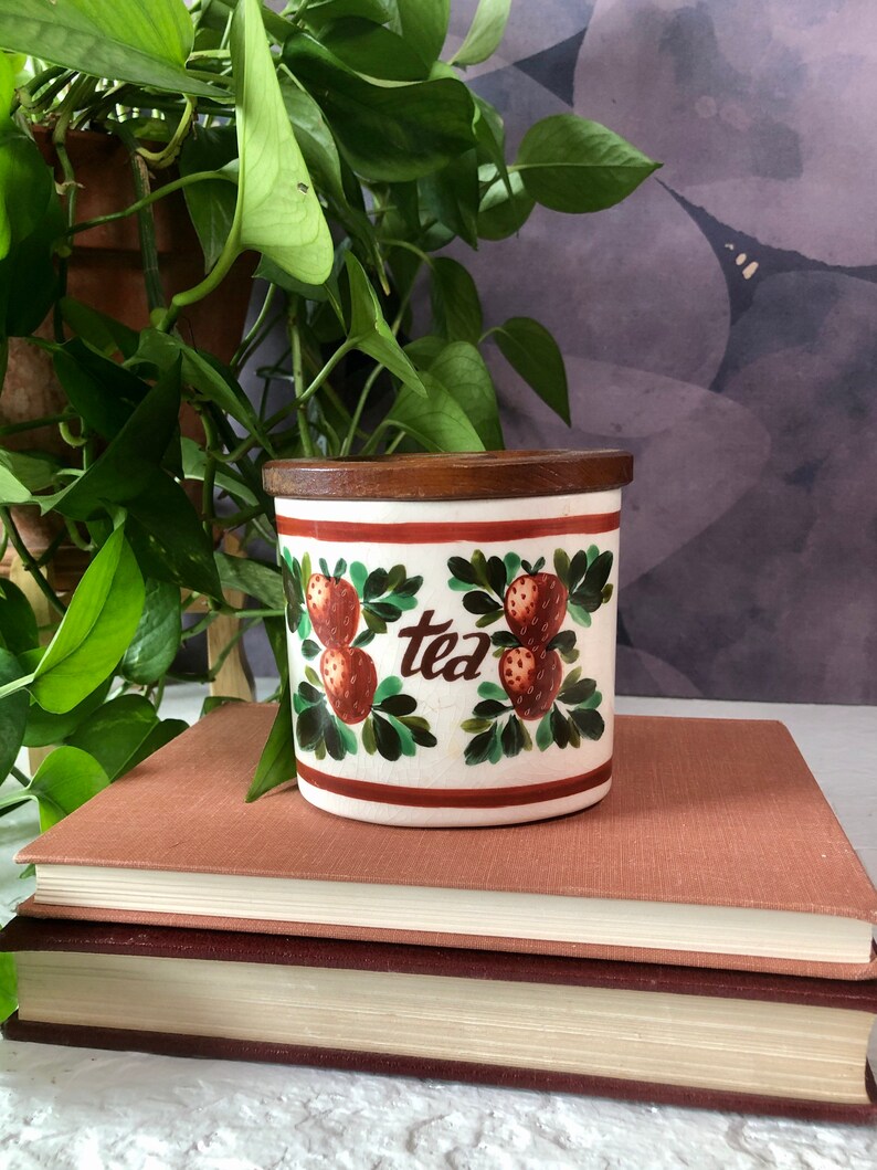 Vintage Erdbeere Bauer Behälter Tee/TeeKanister für | Etsy