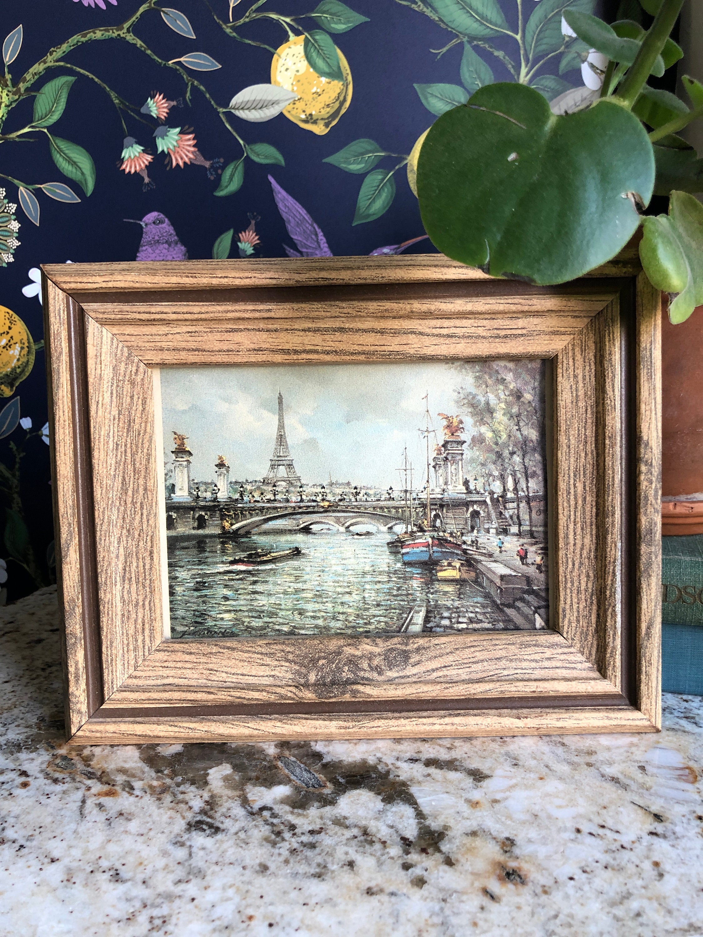 Paire vintage France Framed Art Prints/Paris Eiffel Tower Arc Etsy