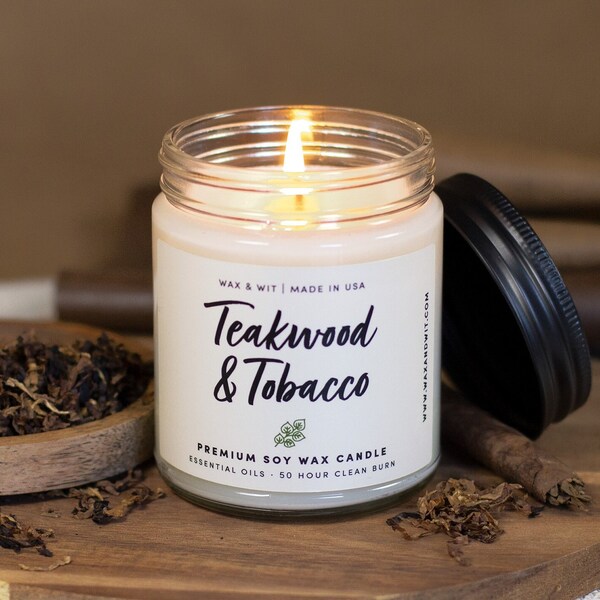 Tobacco Candles Etsy