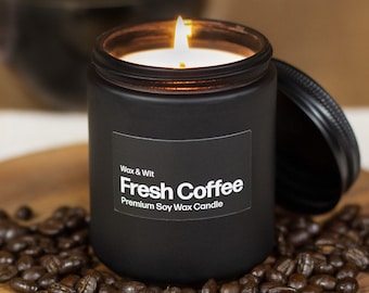 Candles for Men | Man Candles | Coffee Candle | Masculine Candle | Bathroom Candle - 9oz