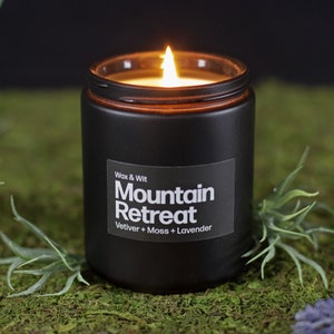 Candles for Men | Man Candles | Scented Candle for Men | Masculine Candle | Bathroom Candle - 9oz