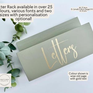 Letter Rack | Minimalistic Letter Rack | Wood Letter Rack | Personalised Letter Rack | Mail Holder | Cute Letter Rack | Letter Holder