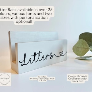 Minimalistic Letter Rack | Wood Letter Rack | Personalised Letter Rack | Paper Storage | Gifts For Her | Letter Holder | Mail Holder