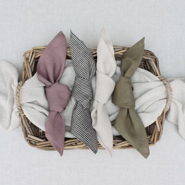 Natural Linen Napkins - Siena, Wedding, Party Table Decor