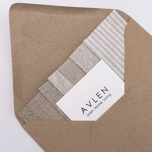 Pure Linen Fabric Samples - 53 Colours to Choose From. UK Shop - Oeko-Tex Certified Textile Swatches,  Natural Linen and Cotton UK fabrics