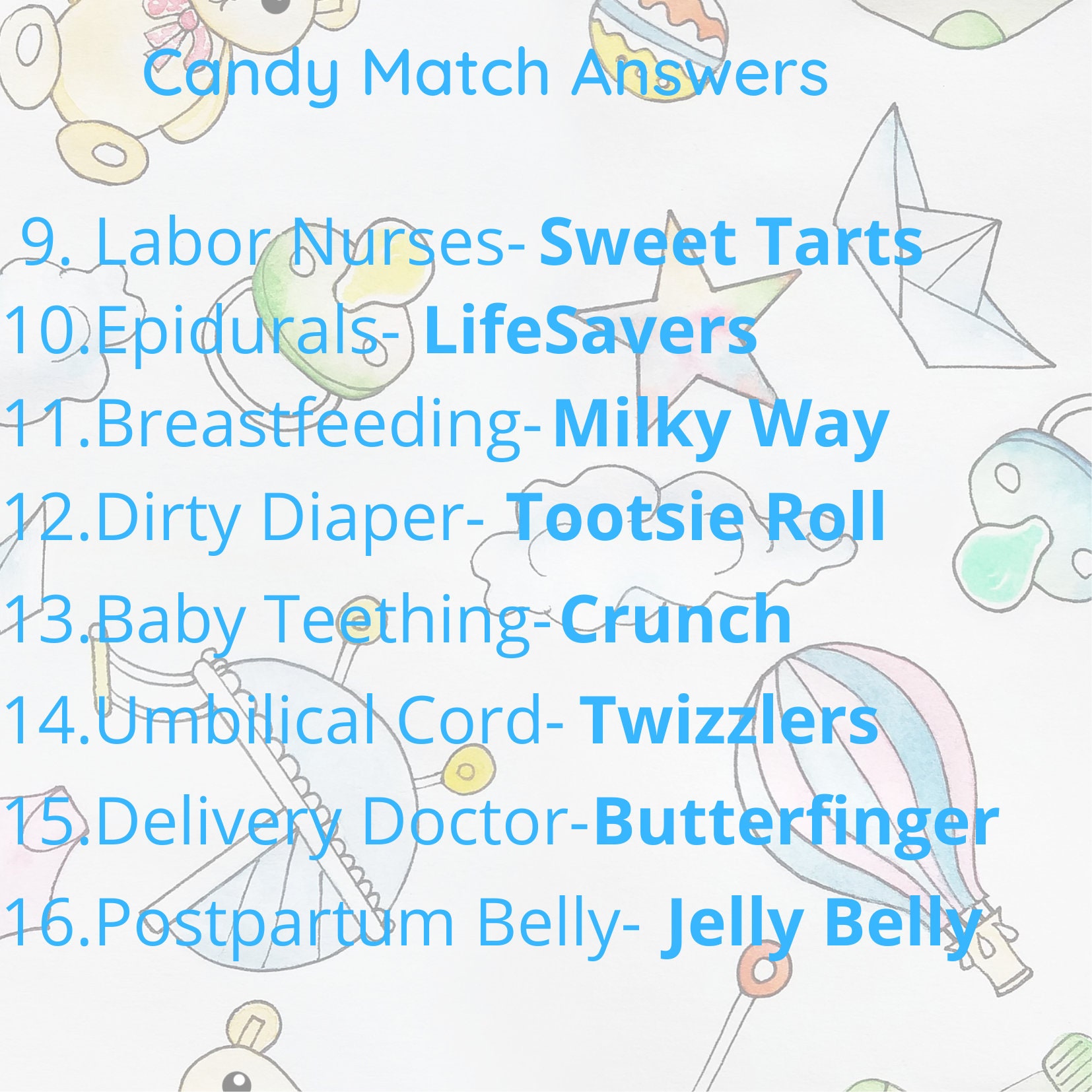Baby Shower Game Printable - Etsy
