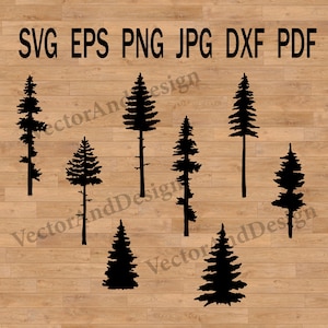 pine tree svg, pine clipart, nature svg, Forest Clipart, forest silhouette, tree silhouette svg, trees svg laser, Winter forest svg