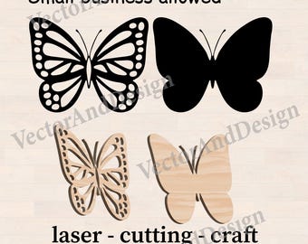 Layered Monarch Butterfly SVG for Cricut, 3D Paper Cut Digital Design