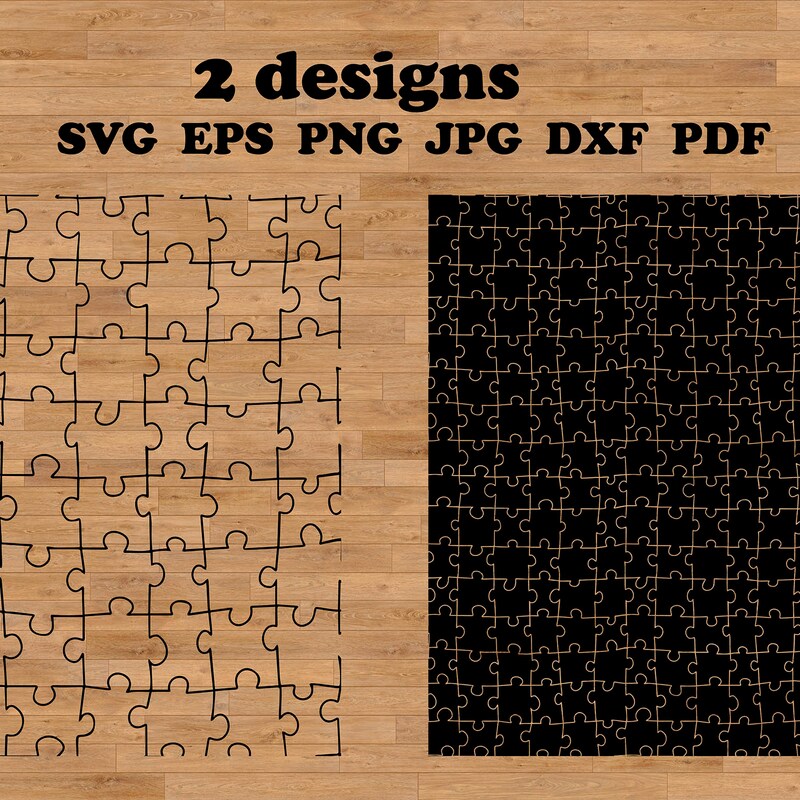 Puzzle Cut Pattern Laser Cut Puzzle - Etsy