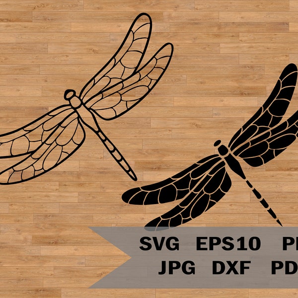 Dragonfly svg file, dragonfly silhouette, dragonfly print, insect svg, fly svg, Insect cut file, insect clipart, dragonfly vinyl