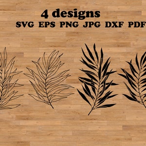 Rama de hojas Svg, botánico Svg, Paquete de hojas SVG, rama Svg png, Naturaleza botánica Svg, vector de rama, Rama cortada con láser, vector de hojas