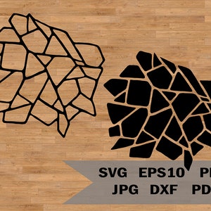 Stone wall svg, Digital stencil stone wall, decorative template, for laser and cutting design, SVG for Cricut and Silhouette, Instant Upload