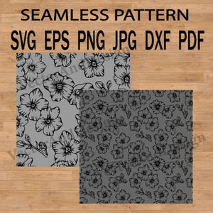 Sakura Muster svg, niedliche Vinyl geschnitten Datei, Blumenmuster eps, Wallpaper Clipart, digitaler Papierausschnitt, nahtlose Muster svg, botanische Cricut