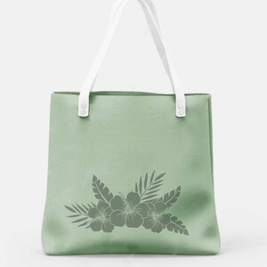 Hibiscus Flower SVG Stencil, Hawaiian Tropical Flowers Template Cut File (Digital Download)