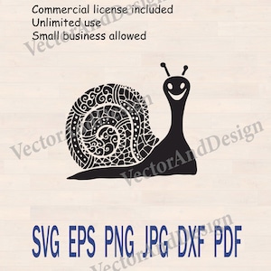 Snail cut file svg, decorative laser cut template Cricut and Silhouette, cutting Instant Download