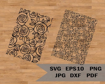 Seamless Floral Pattern SVG, vector pattern, western pattern, Ornament svg, floral Baroque svg, Seamless Filigree svg, floral svg cut file