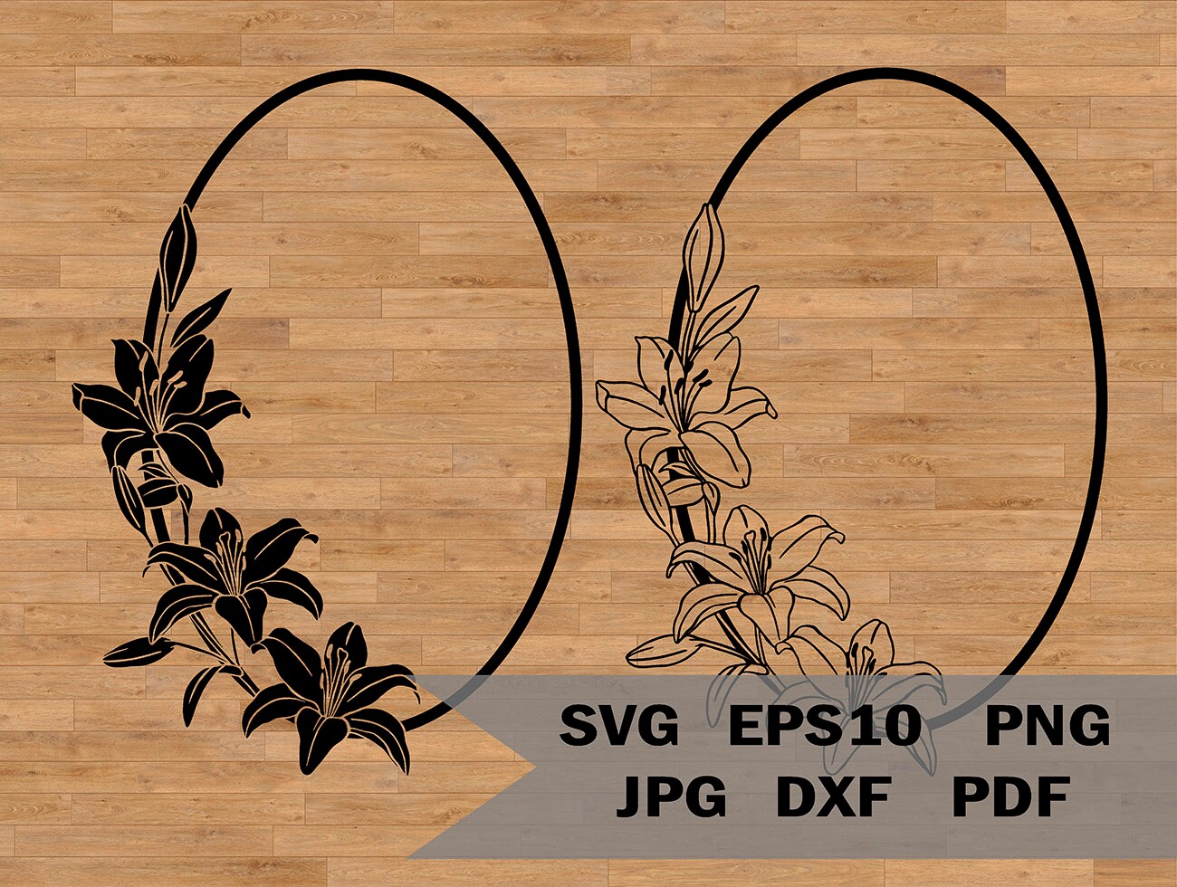 Studio Svg Lily Svg 2 Lily Flower Files For Cricut Lily Svg Flower Svg