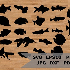 Free Free 84 Silhouette Cute Fish Svg SVG PNG EPS DXF File