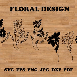 daisy clipart, daisy cut file, Chamomiles svg file, simple flower svg, daisy svg, blossom svg, Wedding Ornamental, Wildflower svg