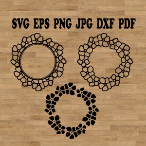 フレーム花桜 svg、花フレーム svg、植物ボーダー、花束 svg、植物リース svg、桜 PNG