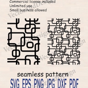 Geometrisches nahtloses Muster svg, Hintergrunddesignmandala, Laser-Schnitt-Vorlagen