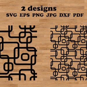 Fondo geométrico SVG, cuadrados de fondo, patrón sin costuras, diseño geométrico SVG, mandala SVG, forma geométrica SVG, vector geométrico
