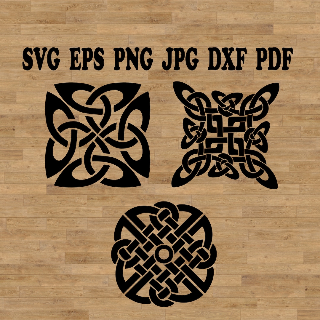 Celtic Ornament Svg, Celtic Laser Cut, Celtic Vector File, Celtic Home ...
