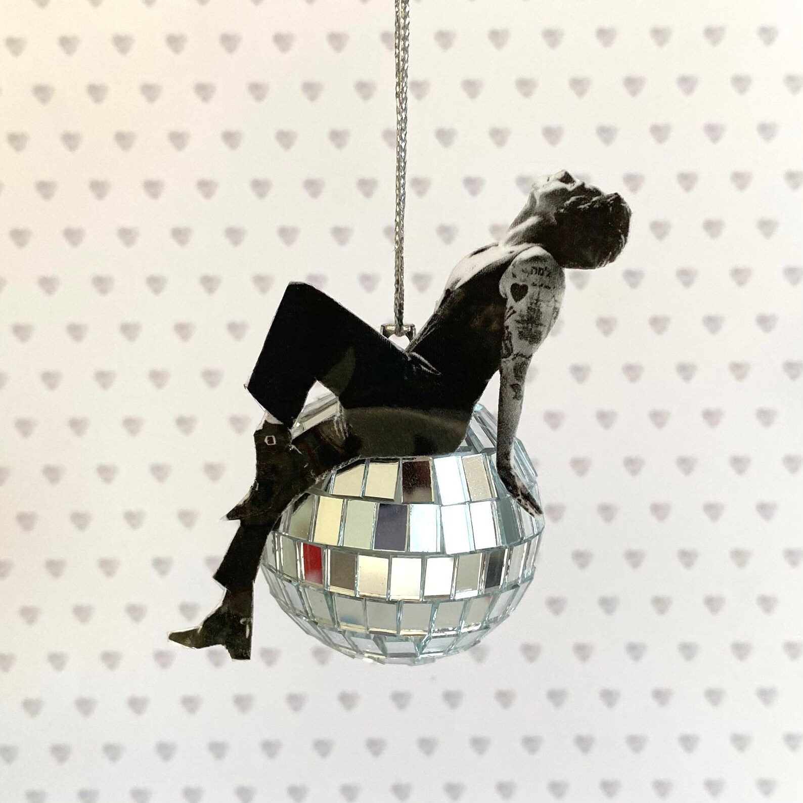 Harry Styles Disco Ball Ornament/rear View Mirror Accessory Etsy