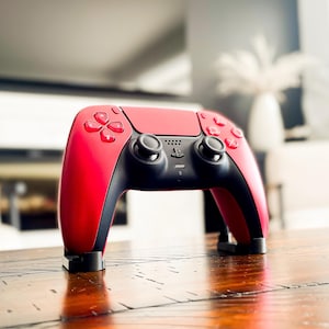 PS5 Dualsense Controller Stand Low Profile PS5 Controller Holder | Playstation Gaming Room PS5 Controller Display Gaming Desk Organization