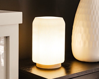 Modern Desk Lamp for Bedroom, Simple Bedside Lamp, Minimalist LED Lamp, Cute Lamp Housewarming Gift, Cozy Floor Lamp, Small Side Table Lamp