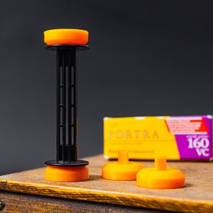 Adaptador de película de 120 a 130, juego de 4 piezas para convertir película de 120 / Kit adaptador de película de 130 para cámaras de película antiguas