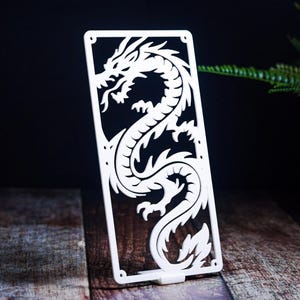 Dragon 240mm Computer Fan Cover PC Gaming Rig Upgrade Gamer Gift | Dragon Fan Grill Protector Game Room Accessory Custom Computer Decor