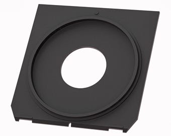 Placa para objetivo Linhof Technika Copal #0 (34,6 mm) Wista Chamonix Intrepid 4x5 para cámara de gran formato.